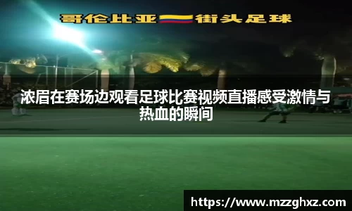 浓眉在赛场边观看足球比赛视频直播感受激情与热血的瞬间
